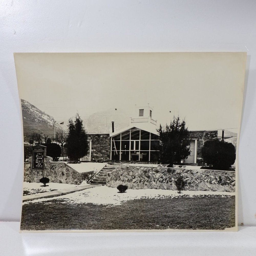 1969 BLV Chapel Building at Camp Humphreys South Korea 10x12"